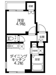 西日暮里駅 徒歩5分 3階の物件間取画像